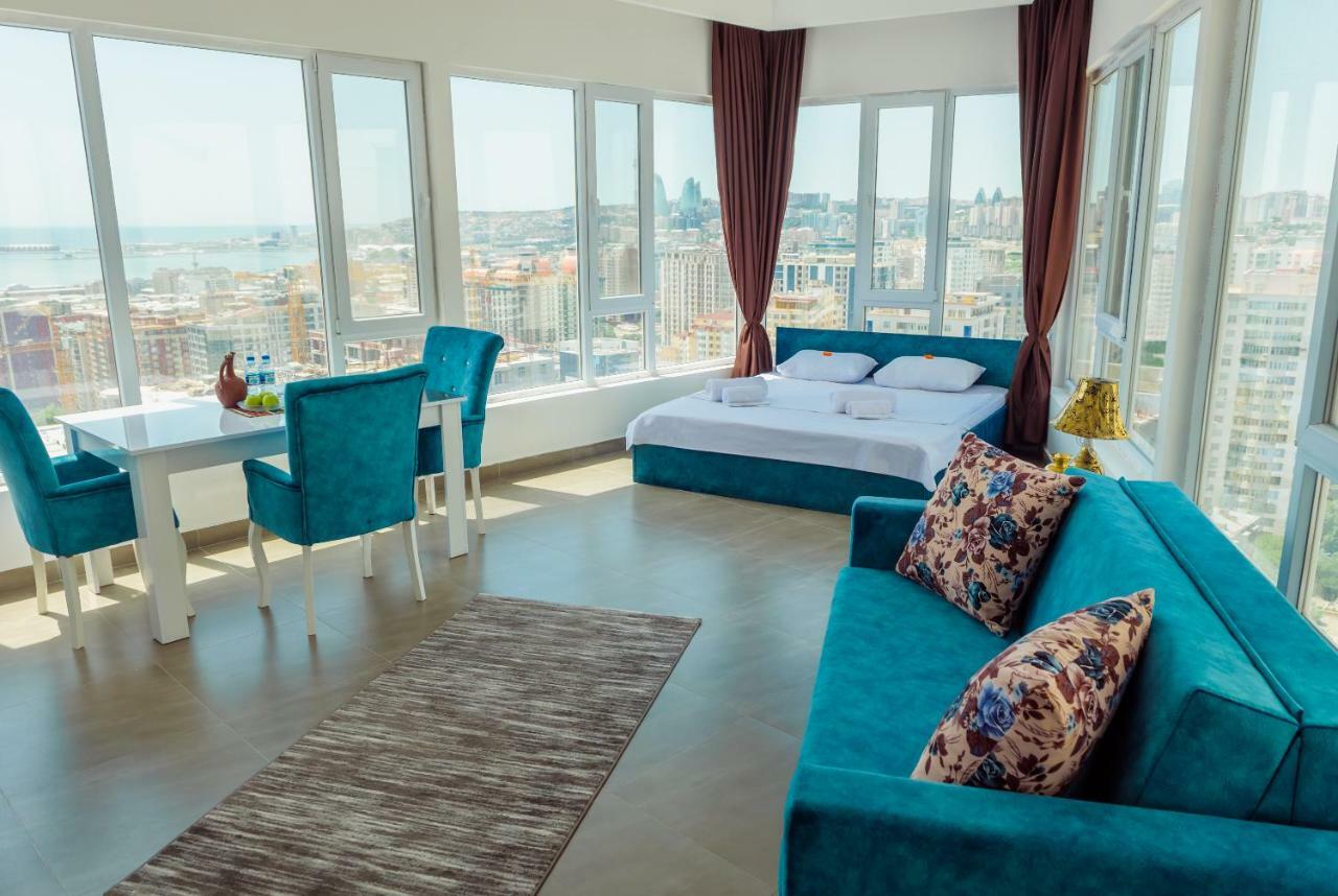 Panorama Baku - 22 Floor Aparthotel Buitenkant foto
